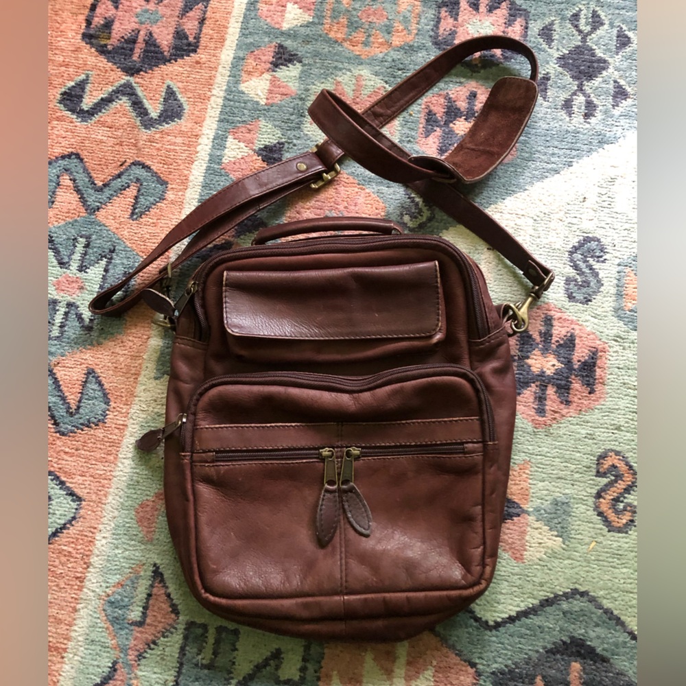 Vintage Leather Satchel Bag